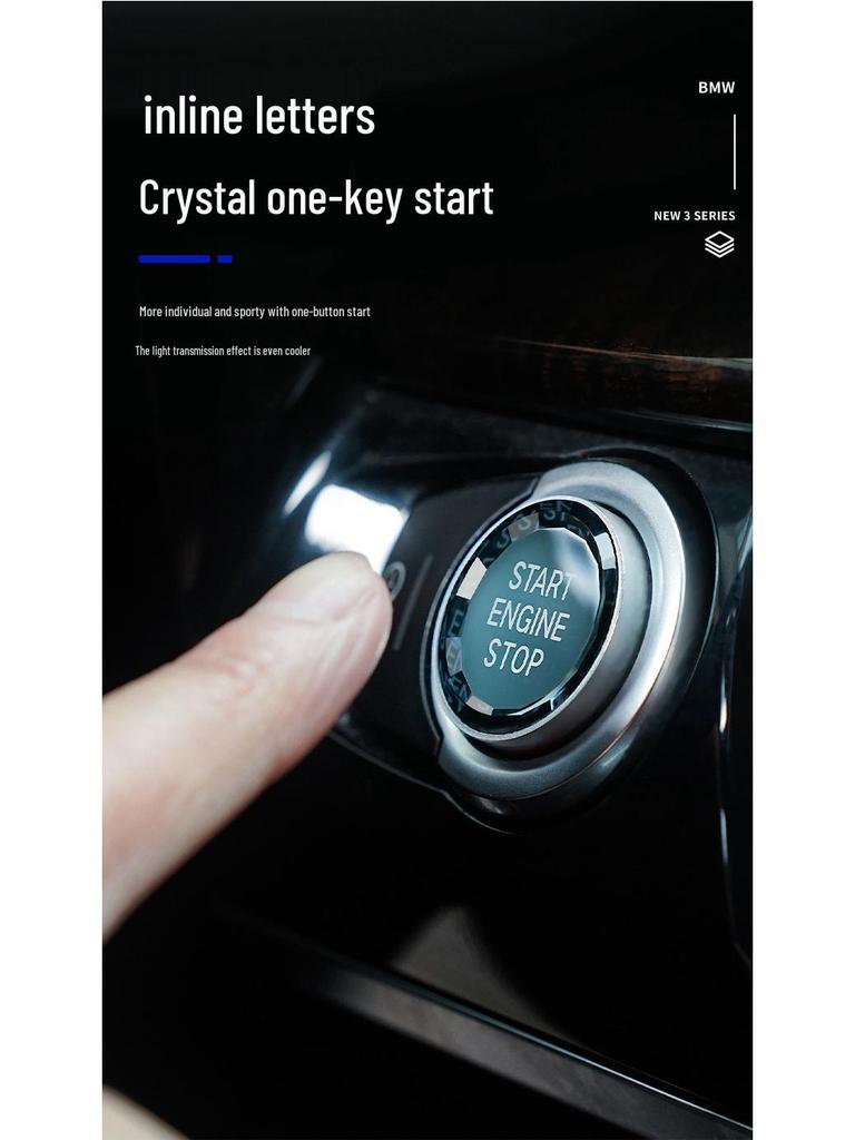 Buton Schimbător Cristal BMW McLaren pentru Seria 3, 5, 7, 6GT, X4, X5 - Modificare Cap Schimbător.