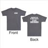 Property Of The County Jail Prison Funny Orange Front  Back Print Unisexs Tshirt