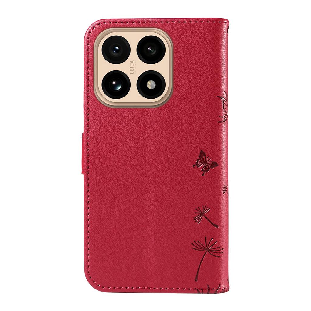 עבור Xiaomi 15T נרתיק ארנק מעור עם רצועה הדפס שן הארי כיסוי סטנד לטלפון