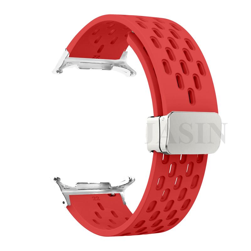 No Gaps Magnetic Buckle Silicone Strap For Samsung Galaxy Watch 8 40mm 44mm/8 Classic 46mm Bracelet Band Galaxy Ultra 2026 47mm
