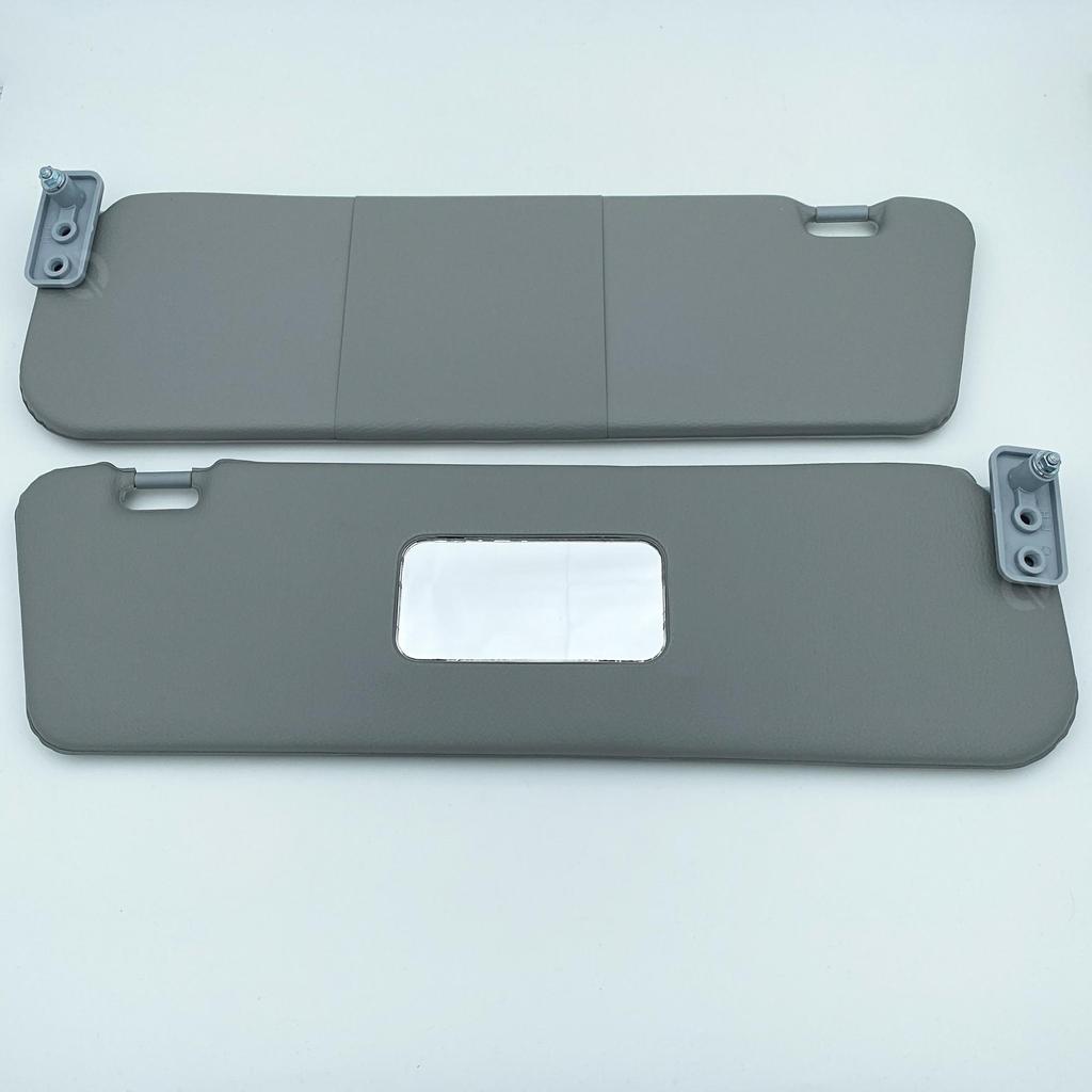 Parasolar pentru H100 pentru L300 Stânga Dreapta Set 2 buc Umbrela de soare pentru Hyundai H100 pentru Mitsubishi L300 Gri ​​Cu Oglinda