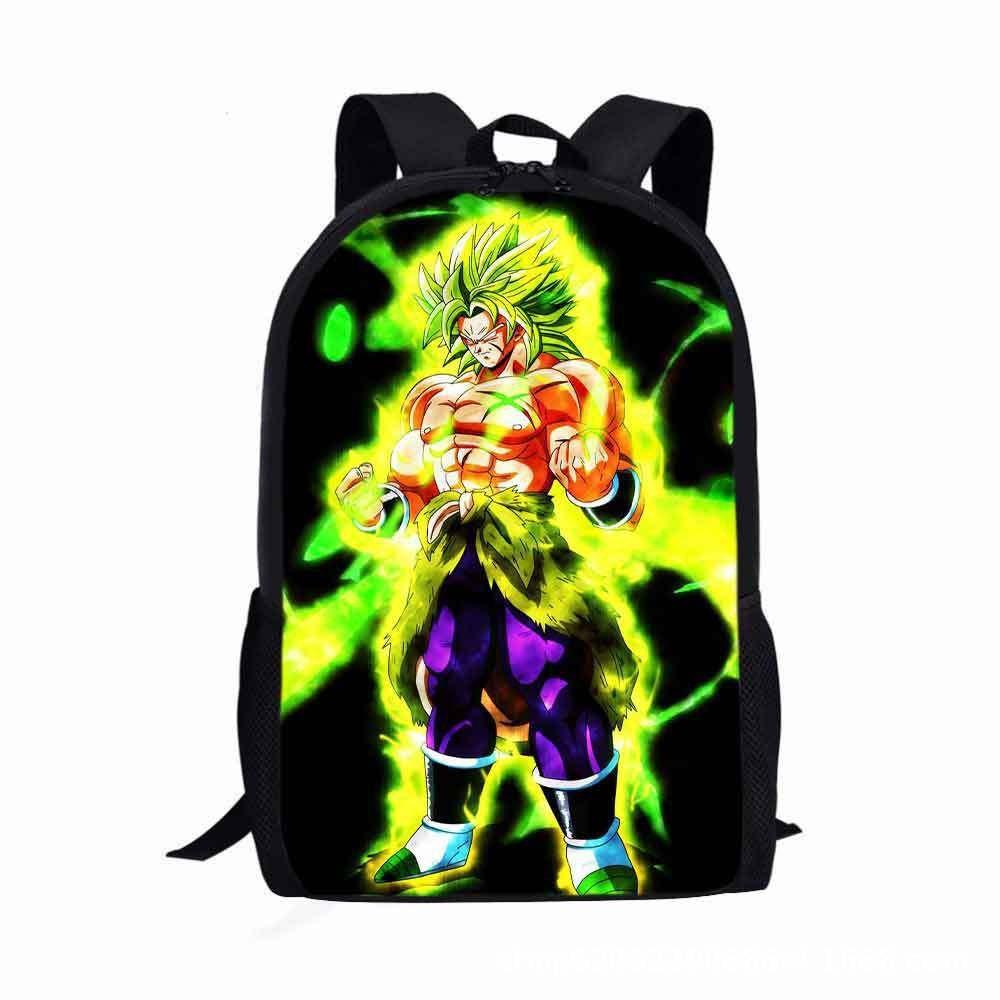 Dragon Ball Anime Cartoon Print Design Kids Backpack Elementary School Backpack
