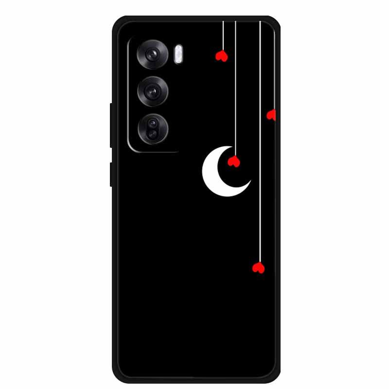 

RENO 12 PRO 5G Black TPU Soft Case with Hollow Pattern International