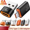 USB C To USBOTG Adapter 2-in-1 6A Fast Charge 5Gbps USB 3.0 Data Sync Converter for Samsung Xiaomi PC MacBook Pro Type C Devices