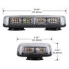 Magnetic Strobe Warning Light: 48 LED, 12V-24V, Flashing Car Roof Emergency Light
