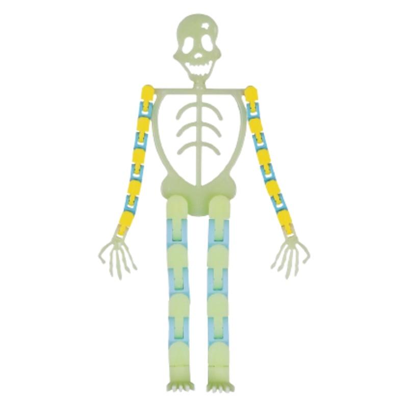 

Флуоресцентный Трансформируемый Скелет Хэллоуин Игрушка Оптом Уникальная и Новая Игрушка для Розыгрышей Style B