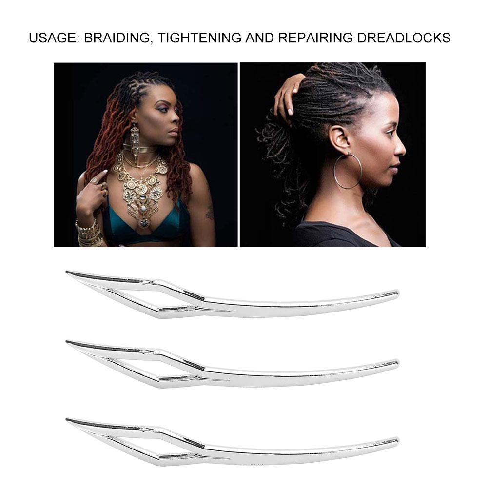 Dreadlocks Interlocking Needles Crochet Hook Needle Hair Braiding Tools for Dreadlocks