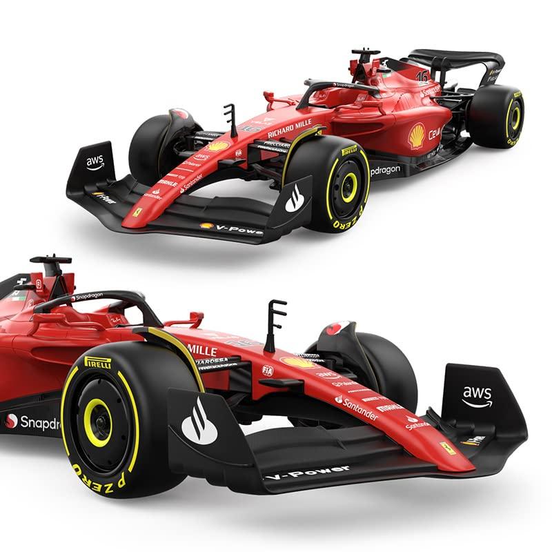 Rastar 1:12 Ferrari F1-75 Remote Control Model Car, Ferrari F1 RC Boys Adult Racing Car, 2022 F1 Challenger, 2.4G