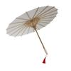 Smiti Japanese Paper 9 Diameter Set of 5 Umbrella, Umbrella, Parasol, Plain, Colors, 60cm, White,