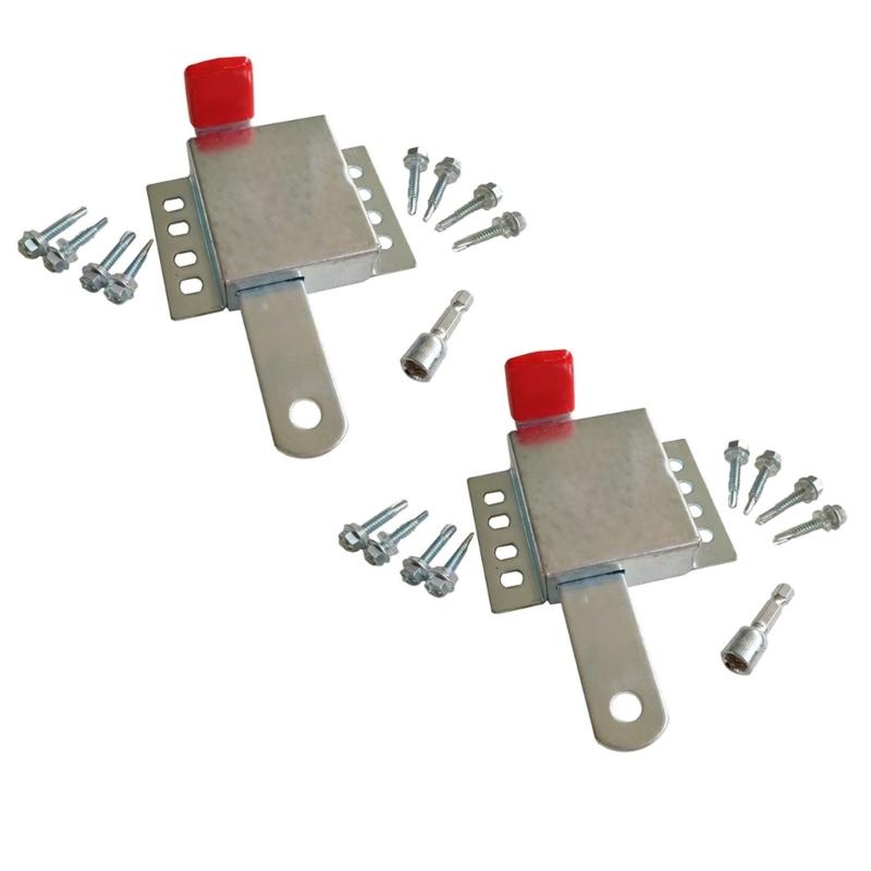 Reinforced Iron Door Bolt Heavy Load Capacity Corrosion Proof Design Industrial Civil Equipment Safety Quick Setups