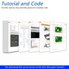 Freenove Robot Dog Kit for Raspberry Pi 5 4 B 3 Zero 2 Face Ball Ultrasonic App Servo Pi Not B+ W, Walking, Self-Balance, Recognition, Tracking,