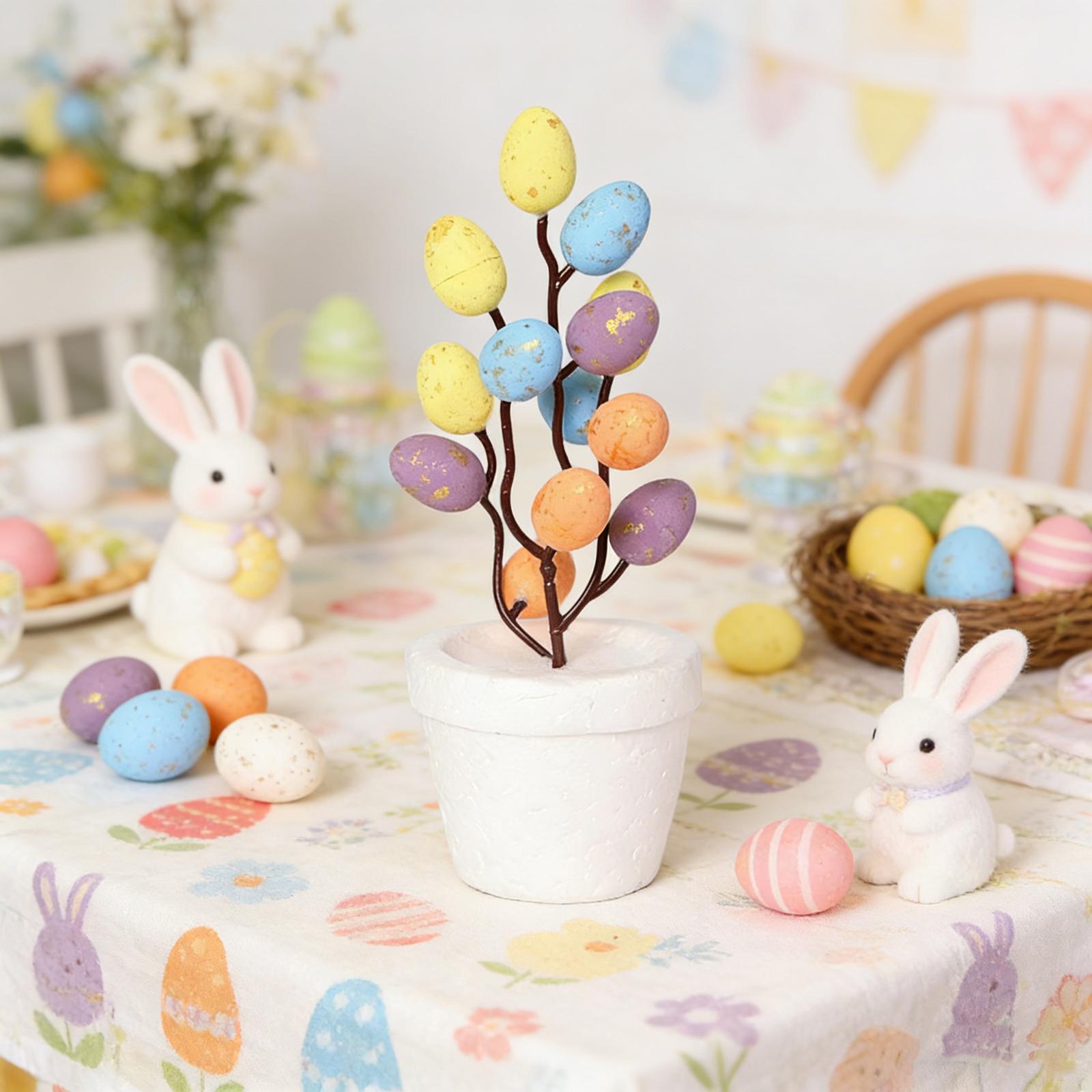 

Easter Egg Table Decorations, Which Can Be Placed The Table Or At The Entrance, Create A Very Festive Atmosphere. One Size