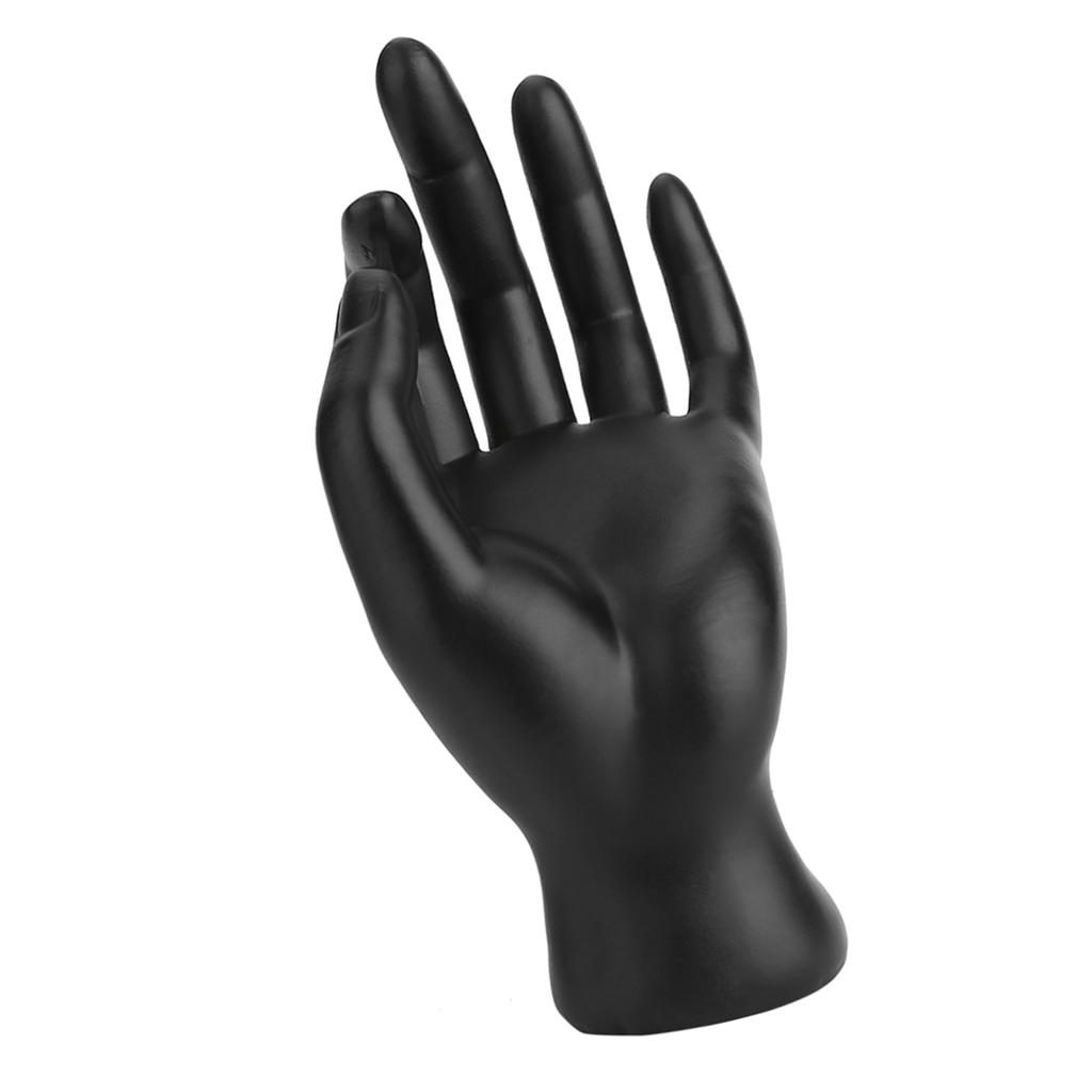 Black OK Hand Gestured Rings Display Stand Earrings Bracelet Holder Jewelry Organizers (Resin)
