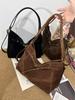 2024 Women's Large Capacity Suede Tote: Autumn/Winter Casual Shoulder & Crossbody Bag