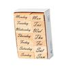 1 Box Decorative Wooden Stamps, Lightweight Wooden Rubber Stamps for Decorating,