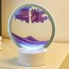 DynamicSand Lamp, Captivating Desk Decor, USB/Battery Operated Sand Art Lamp