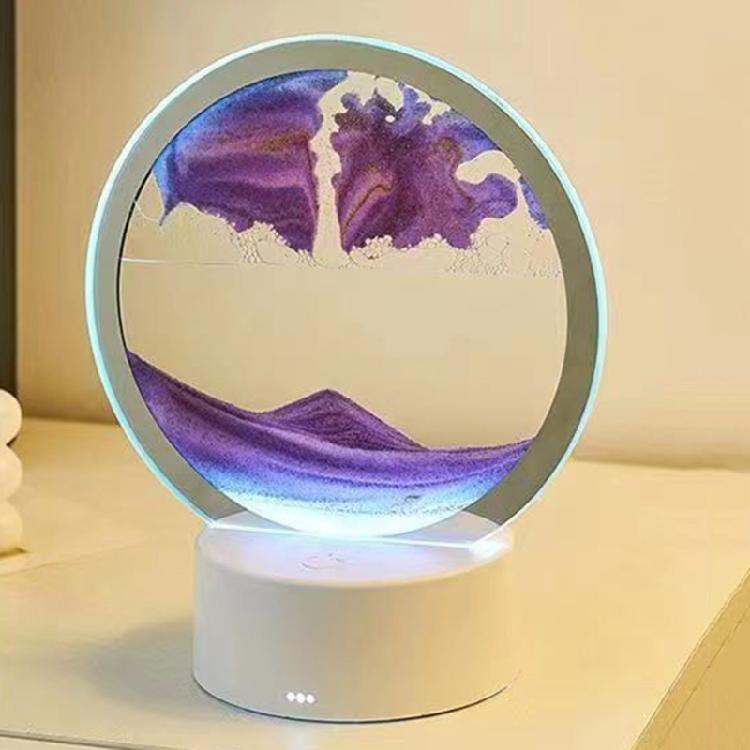 DynamicSand Lamp, Captivating Desk Decor, USB/Battery Operated Sand Art Lamp