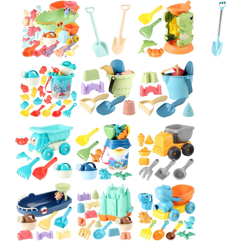 Todders Beach Toy Sand Spade Molds for Kids Sand Shovel for Gardening Snow Backyard Kids Beach Gadgets Sand Shovels Set