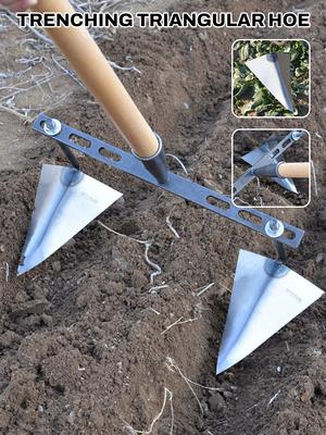 Enxada triangular de cabeça dupla