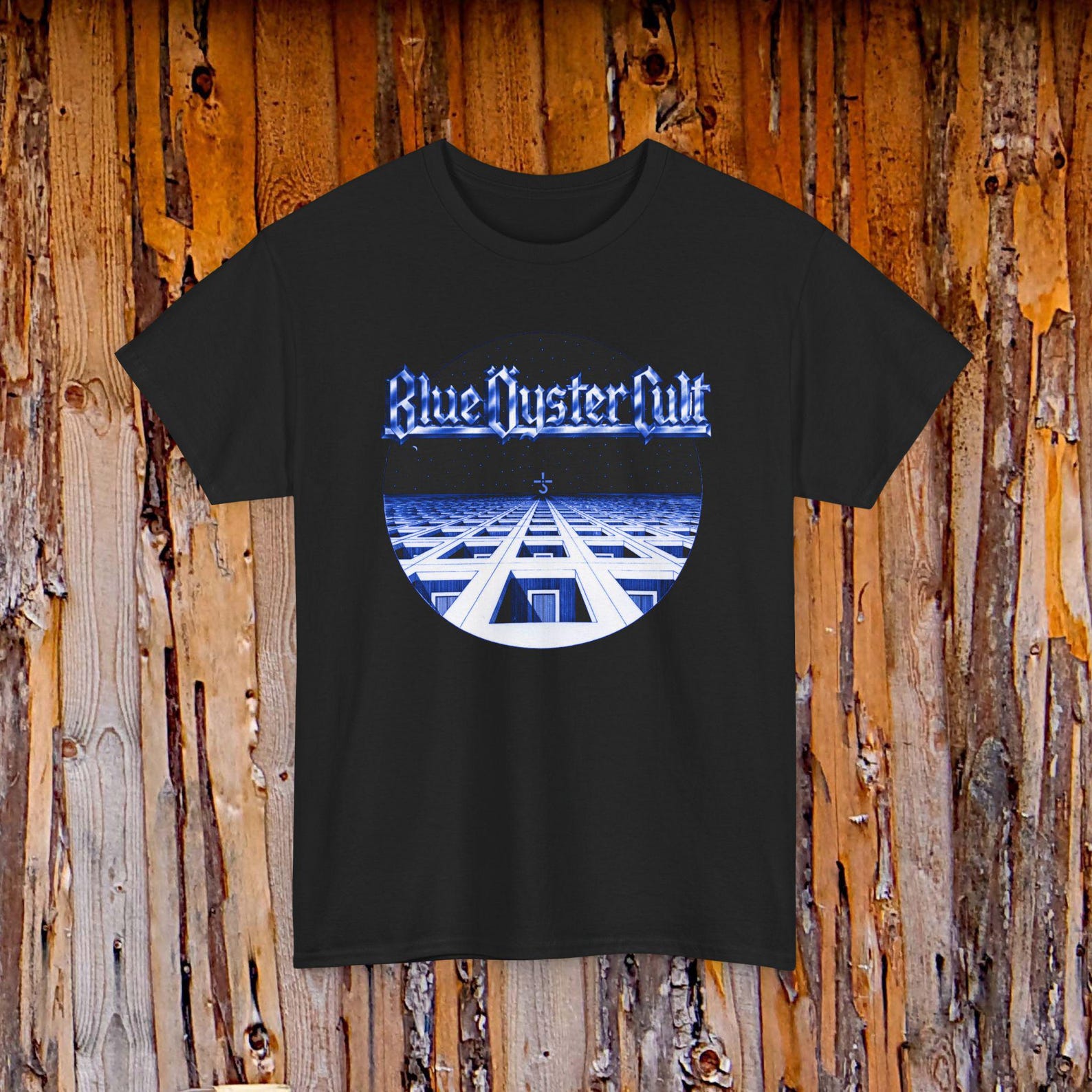 BOC Blue Oyster Cult Band Music Logo Tee | Music Shirt S