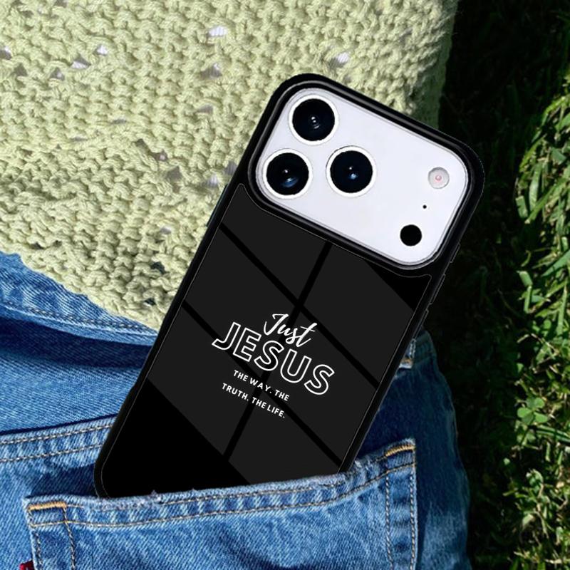 Faith Christian Religious Jesus soft phone case cover Compatible with for IPhone 17air 16e 15 14 13 12 11Pro Max 17 Air