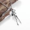 Silver-Plated Sexy Cute Bunny Girl Pendant Beautiful Girl Cosplay Necklace Men and Women Rock Party Anime Jewelry Couple Gifts