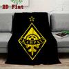 Kairat Almaty 2D Flat Pattern Flannel Blanket, High Quality All Seasons, Home Decor, Warmth and Comfort, Perfect for Christmas Gifts.