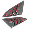 DinCh 2pcs Rear Triangular Window Decorative Shutters Louvers Spoiler Panel For Changan UNIV UNI-V -2026