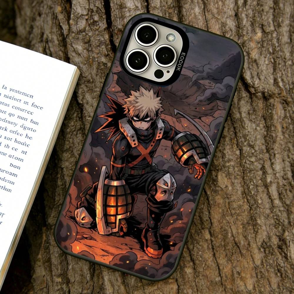 

Katsuki Bakugo Phone Case For iPhone 17,16,15,14,13,12,11 Plus,Pro Max,XS,Colorful Silver Phone case Funda Cover iPhone13Pro