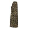 Women Retro Style Skirt, Tawny Leaves Printed Pattern Low Waist Flowy Skirt, S/ M/ L