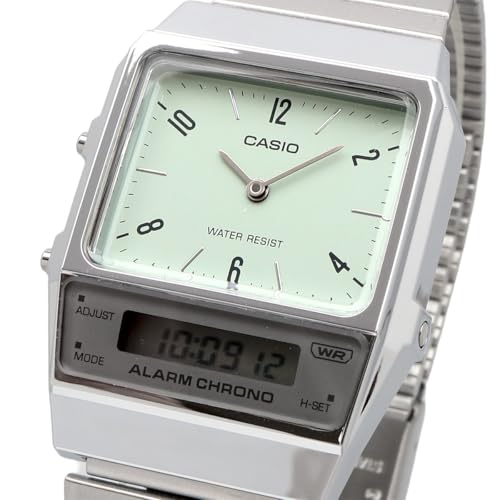 Casio CASIO STANDARD STANDARD Anadigmatic Quartz Watch AQ-800E-3A Unisex Pale Green Overseas Mo...