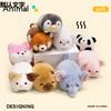 Spicy Penguin Panda Doll Capybara Raccoon Elephant Cat Rabbit Plush Toy Table With Small