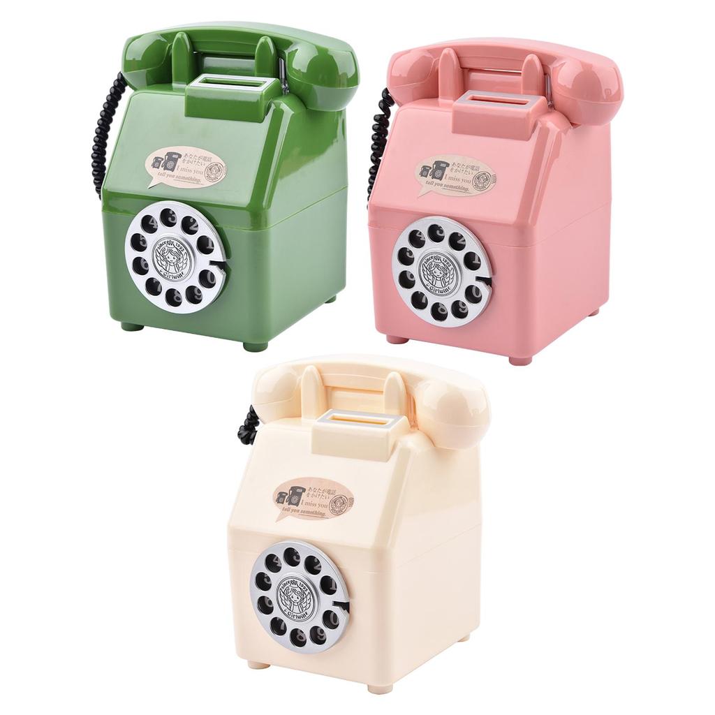 Pușculiță telefonică retro Cadou suvenir Decor pentru casă Decor de masă Bancă de monede pentru Festival Copii Raft Dormitor Ziua de naștere