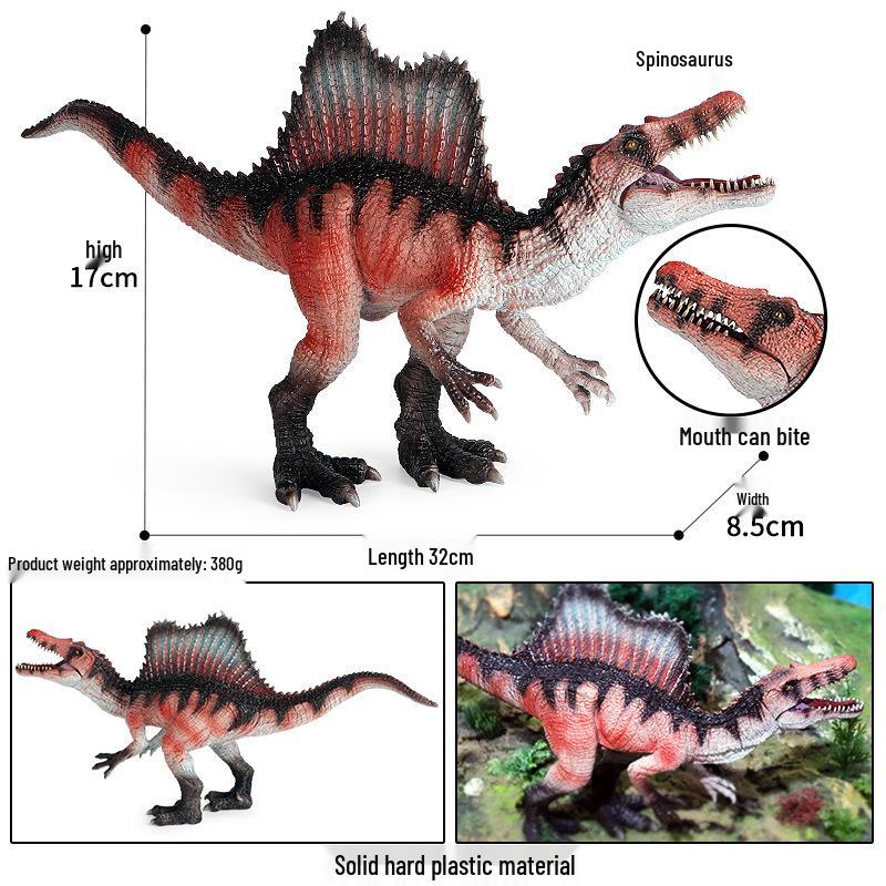 Jurassic Simulation Dinosaur Toys: Spinosaurus, Tyrannosaurus Rex, Mosasaurus