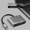 USB-C To HDMI/VGA Adapter for Phone To Monitor/TV/Projector Screen Mirroring