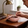 Vintage European Ceramic Ashtray With Creative Design For Home Decor And Smoking Lounge