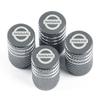 For Nissan MBQ1Car Wheel Tire Valve Caps Tyre Stem Covers Airdust Waterproof Accessories for Nissan X-trail Qashqai Note Juke Sentra Patrol