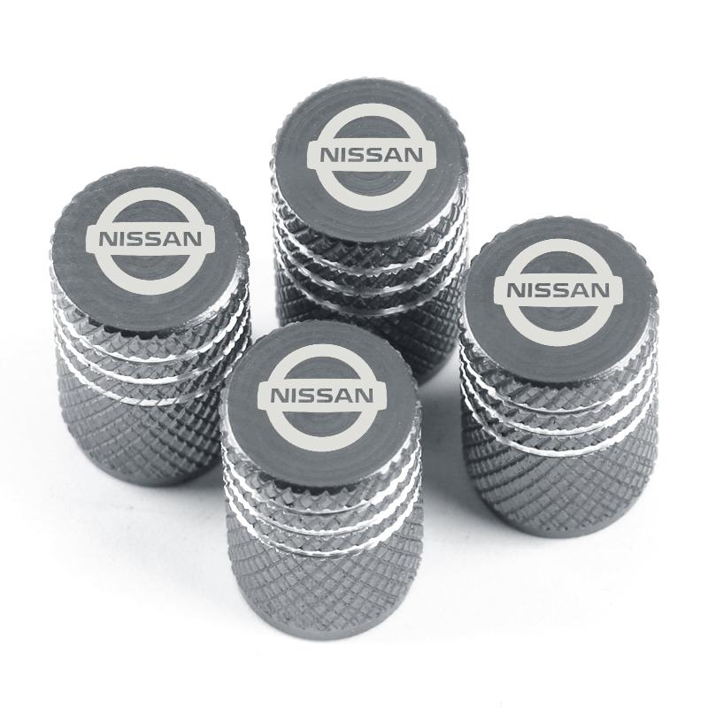 For Nissan MBQ1Car Wheel Tire Valve Caps Tyre Stem Covers Airdust Waterproof Accessories for Nissan X-trail Qashqai Note Juke Sentra Patrol