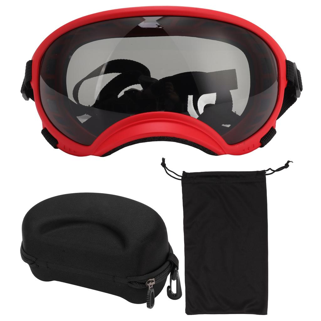 Dog Goggles Windproof Ultraviolet Proof Dustproof Strap Dog Sunglasses for Large Breed