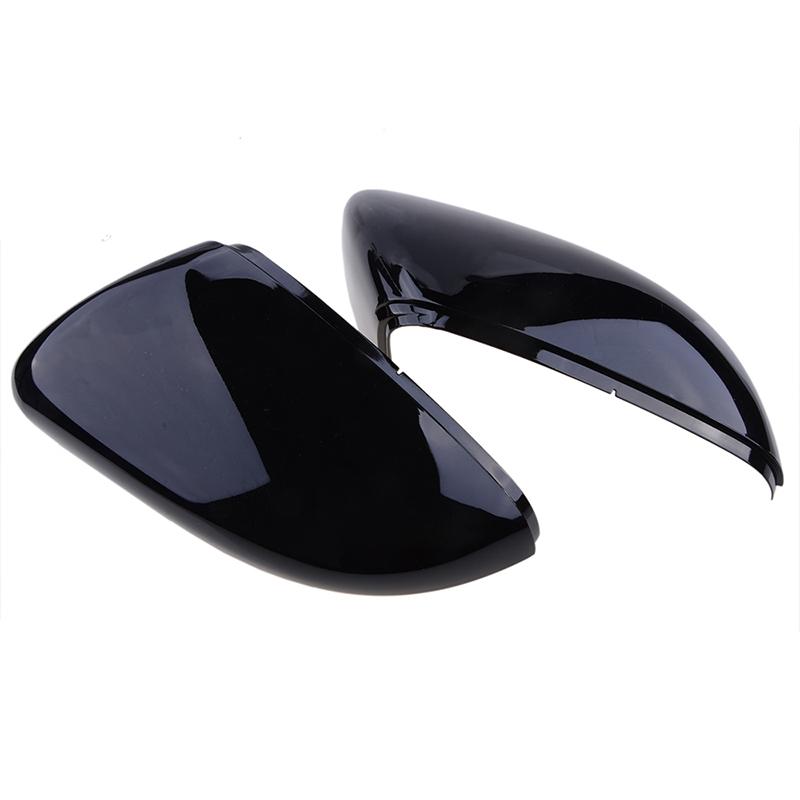 Rhyming Gloss Black Rearview Mirror Cover For VW GOLF 6 MK6 GTI R GTD 2008-2013 Side Wing Mirror Cap Replacement Car Accessories