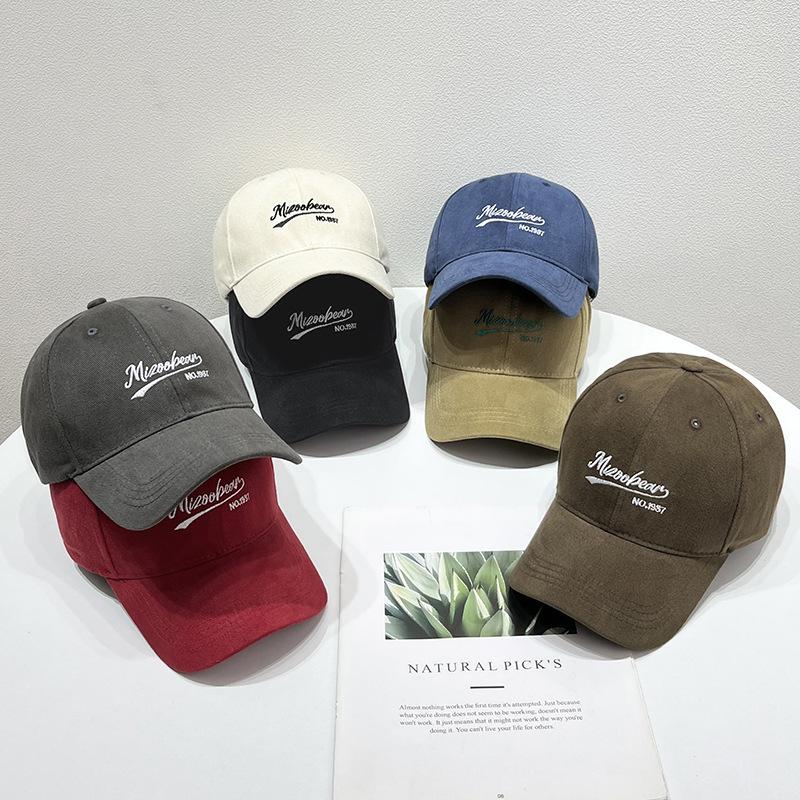 Vintage Chic Embroidered Letter Baseball Cap for Women - Soft, Lightweight, Sun-Protective, Breathable, Adjustable Fit, Perfect for Outdoor Activities