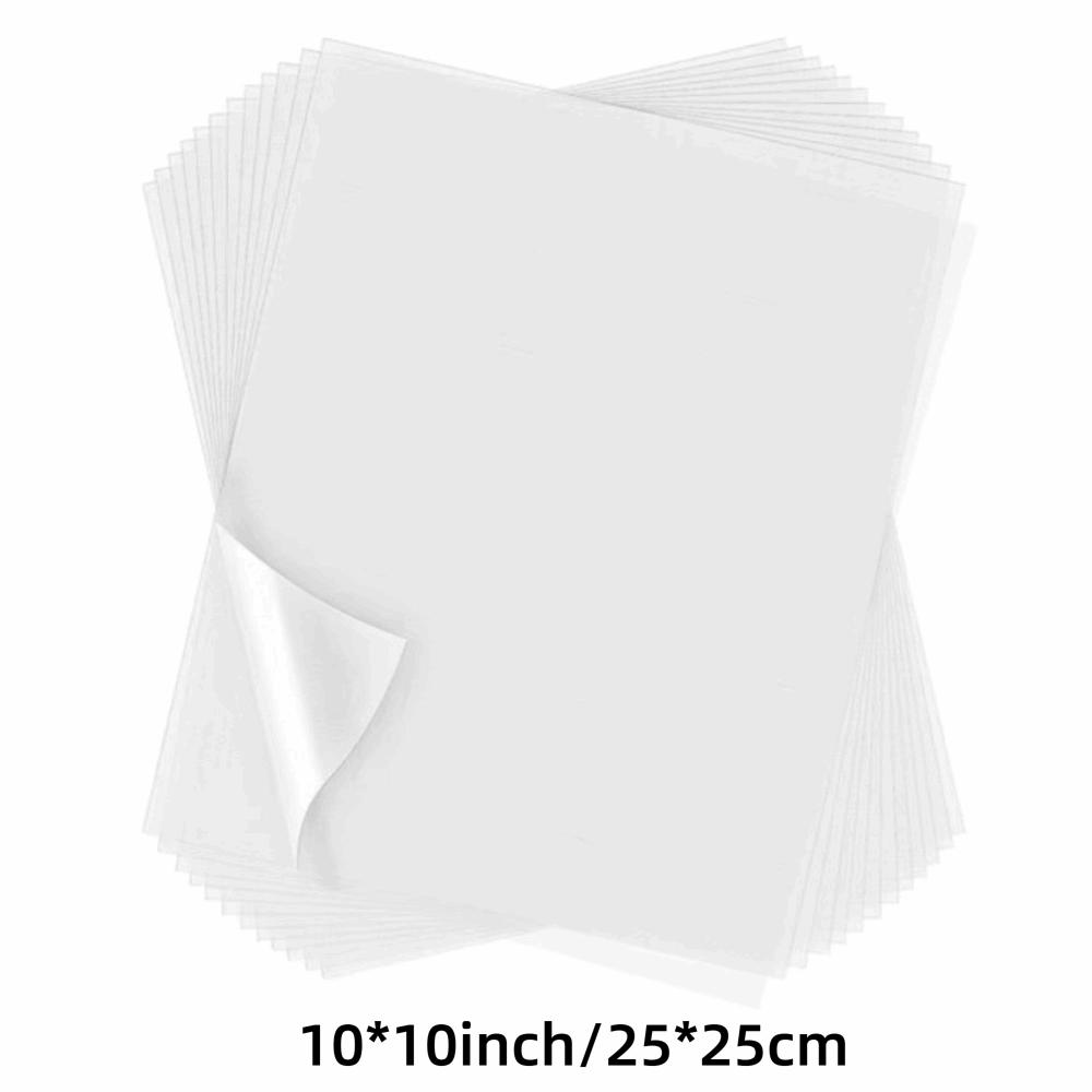 100Pcs DIY Crafts Water-soluble Embroidered Film Handmade Printable Lining Cloth  for Sewing Lovers