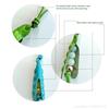 Pea Shell Bag Charm Cute Pea Beads Pendant Handmade Keychain Charm Accessory for Backpack Phone Handbag Decoration