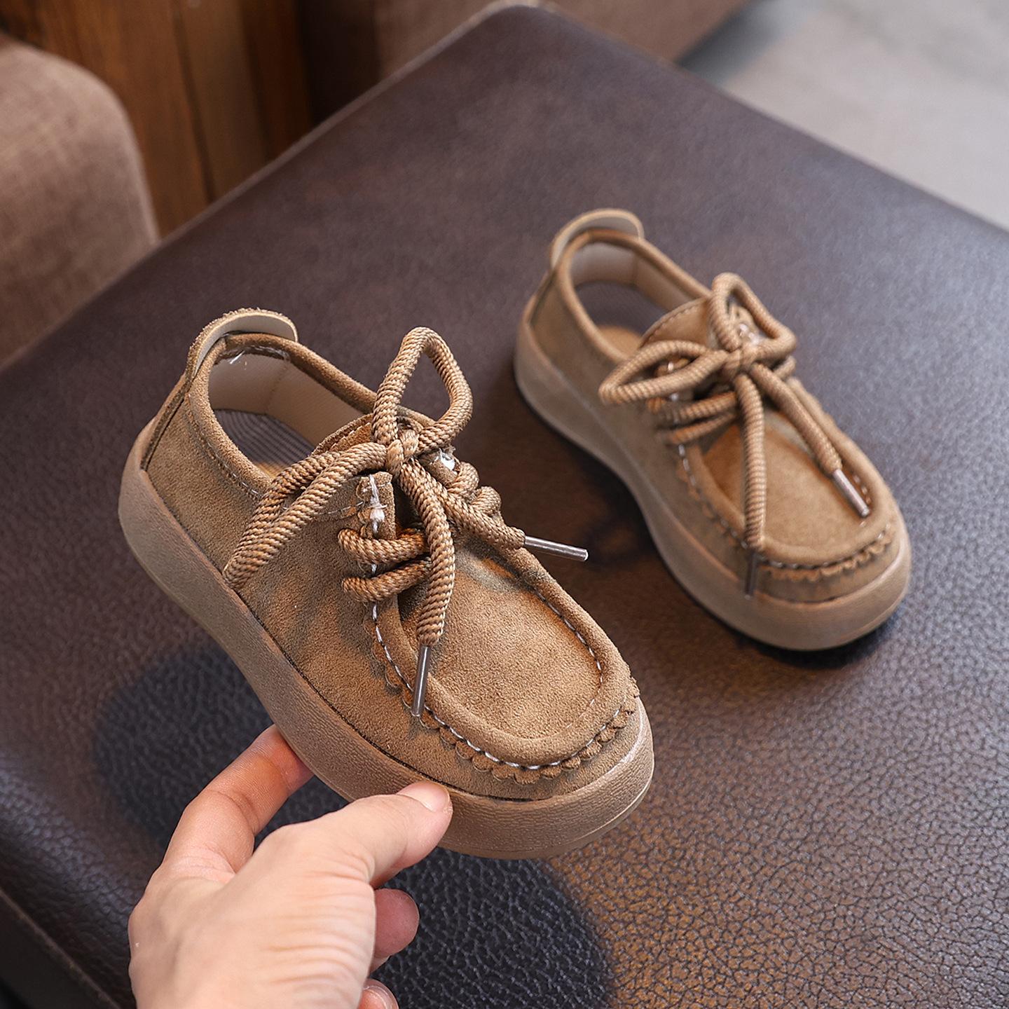 Children s Shoes, Sports Shoes, Retro Shoes, Girls Single Shoes 21 хаки