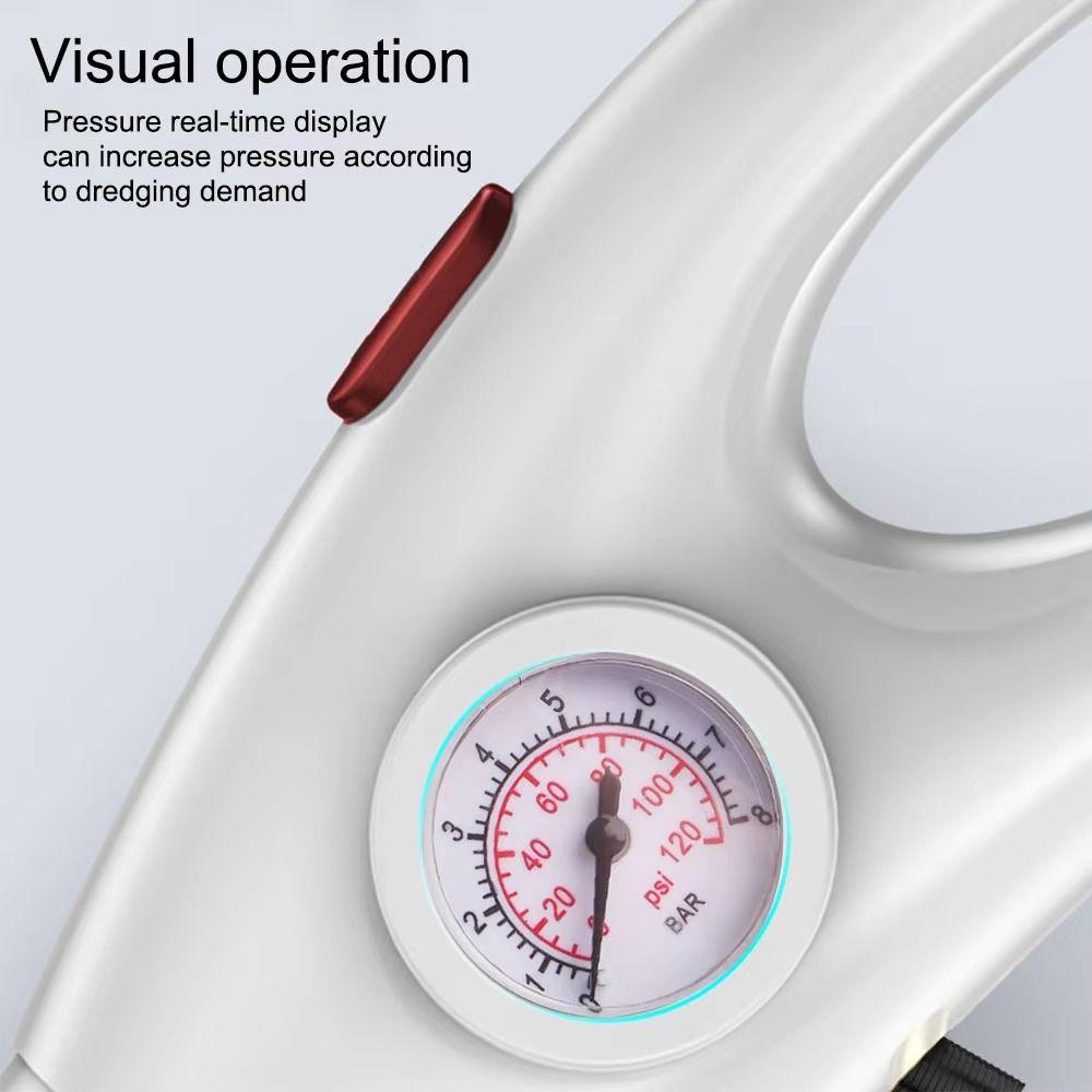 With Barometer Sewer Pipe Unblocker High Pressure Drain Unclogging Device  Household Use