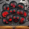 10/30/50pcs Halloween Balloons Decoration Bat Print Latex Balloon Black Red Decorative for Halloween Party Home Decor