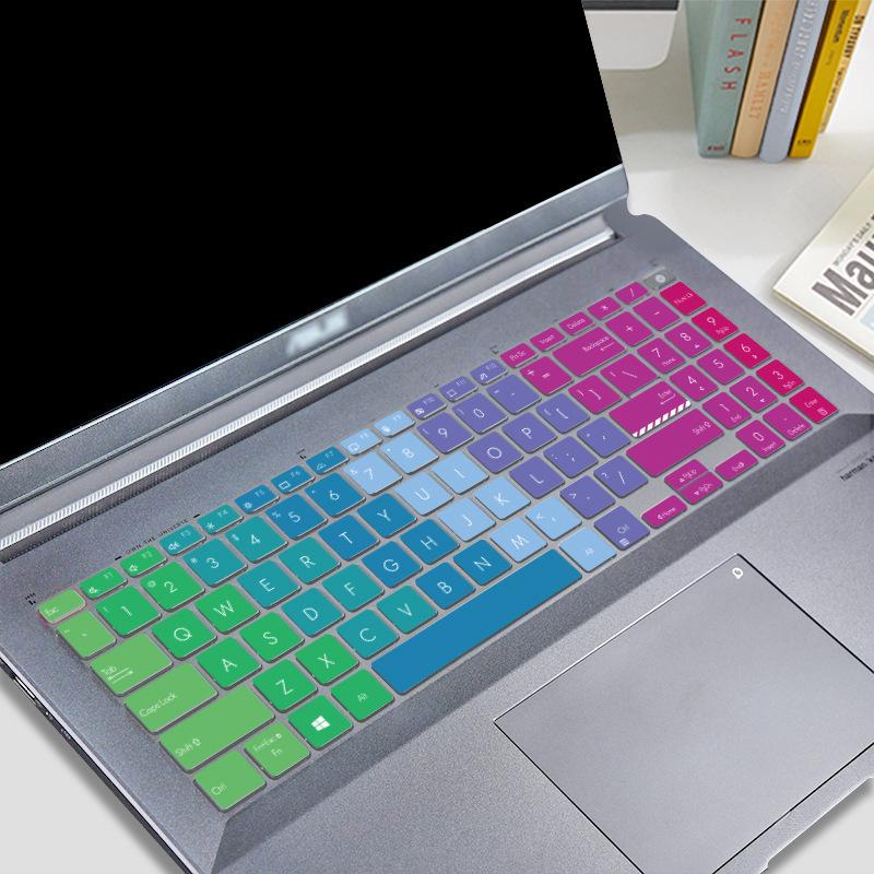 Silikonová ochranná fólie na klávesnici pro ASUS Vivobook Pro 15 Kryt klávesnice pro ASUS Vivobook Pro 15
