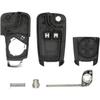 Key Shell Fold Remote Opel, 2 Buttons Car Key Replacement Case for Insignia Astra Movano Mokka