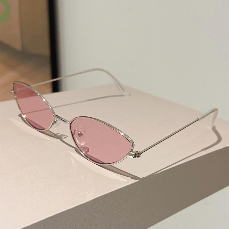 Vintage Cat Eye Sunglasses Women  New Fashion Decorative Casual Shades Retro Trendy Luxury Brand Design Sun Glasses