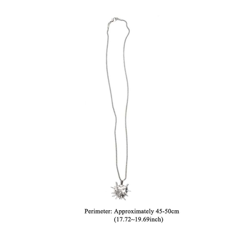 4PCS Gothic Style Thorn Love Necklace Set Personality Crucifix Pendant Chain  Church